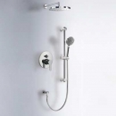 Tres M-Tres Duschsystem mit Regendusche 23cm und Brause-Set