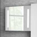 Scanbad Spiegel mit Beleuchtung seitlich integriert 90x70cm